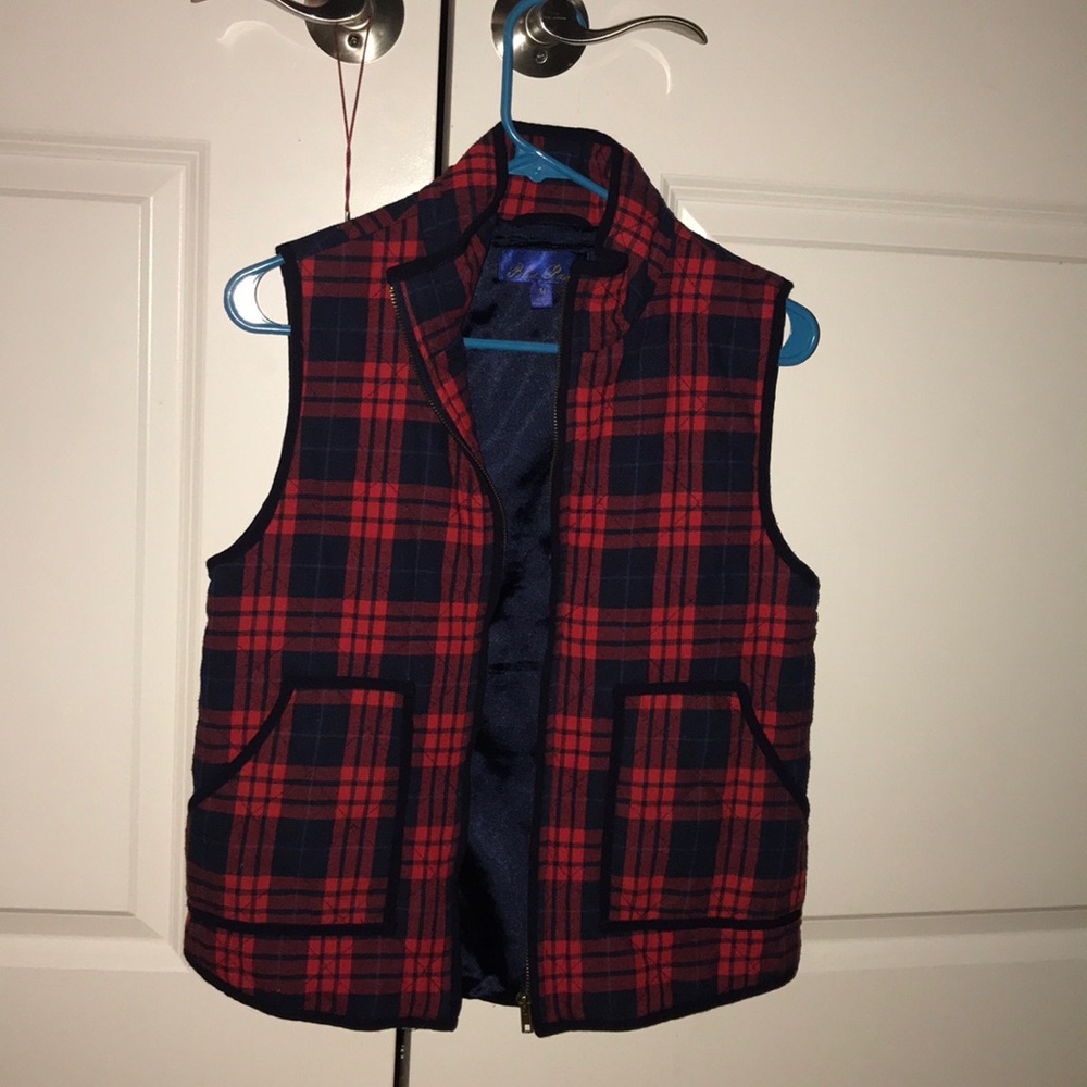 Plaid vest